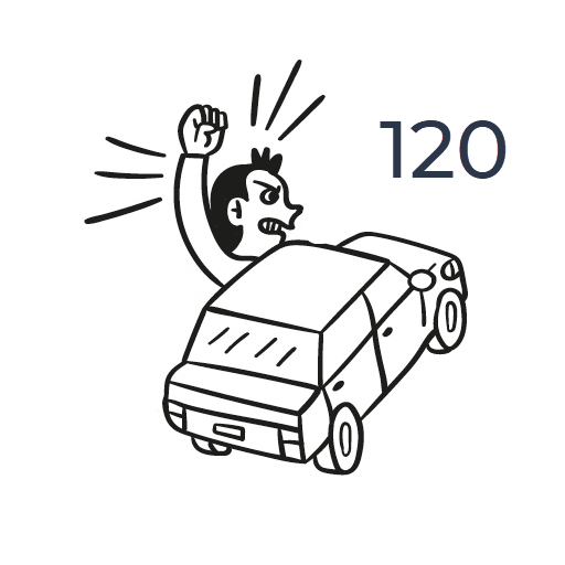 Don't Drive Like This (paperback, 120-pack)